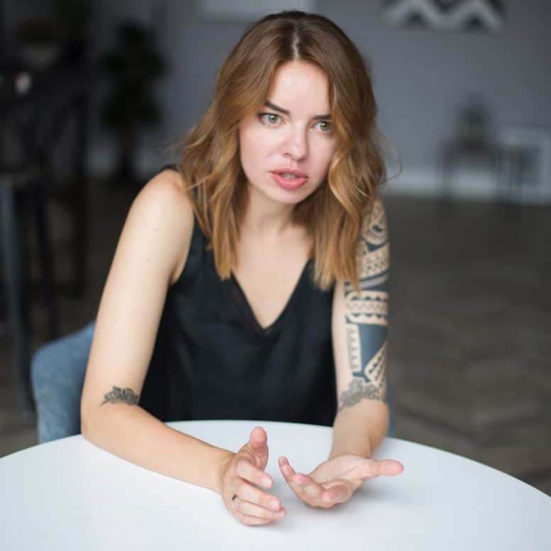 Headshot of Olesya Gerasimenko.