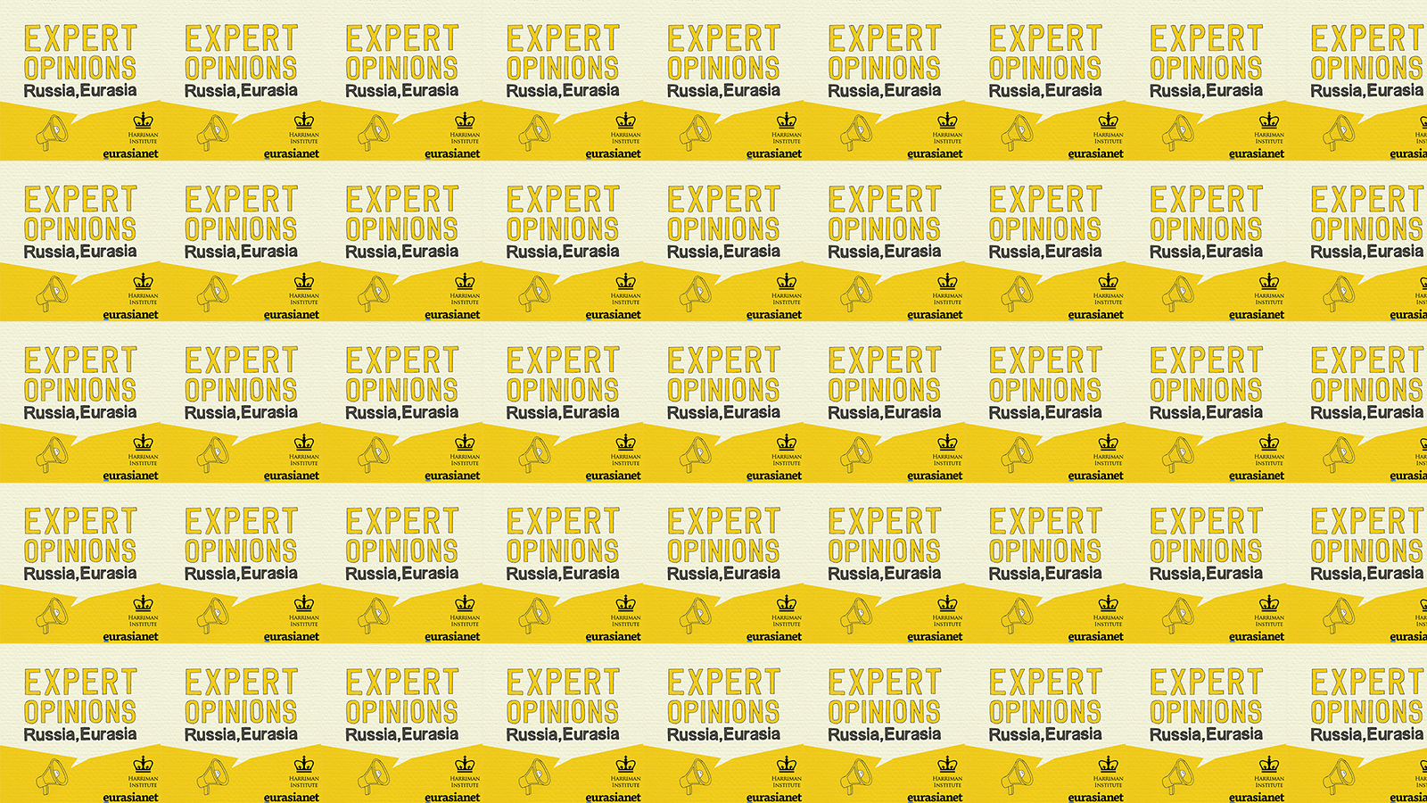 Expert Opinions Podcast - Russia, Eurasia logo repeat banner