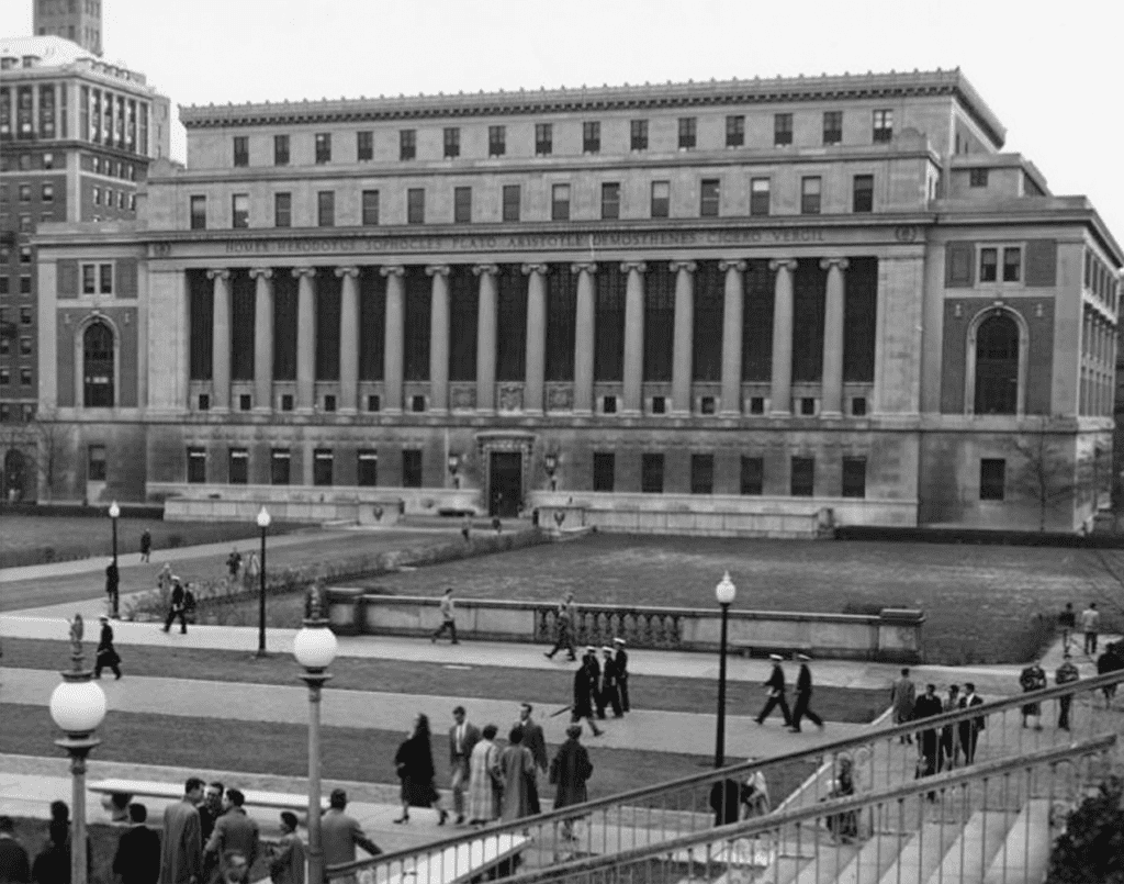 Nicholas Murray Butler Library circa early 1950s