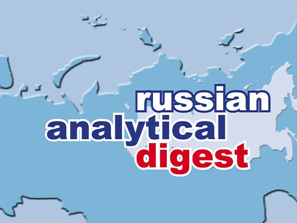 Russian Analytical Digest cover links to news item