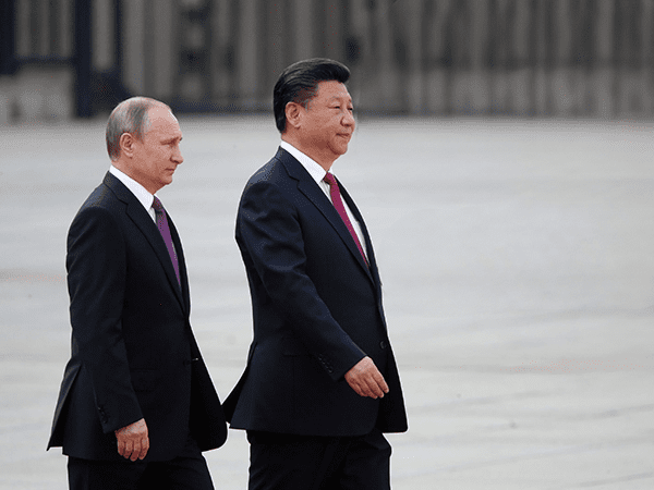 Vladimir Putin and Xi Jinping. Image links to event page.