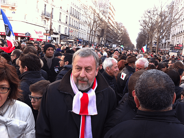 Andrei Sannikov at a protest. Image links to event page.