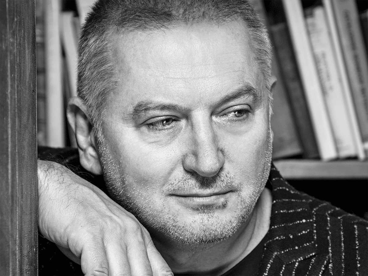 Headshot of Georgi Gospodinov, photographed by Kostadin Krustev