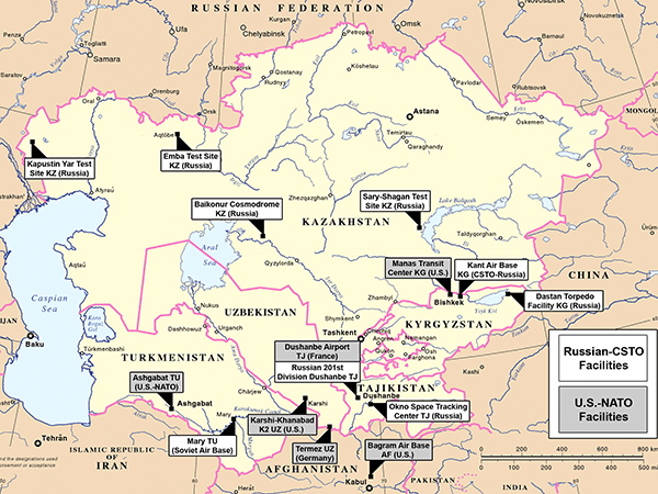 Alexander Cooley and Emma Larson Publish the Military Base Timeline of Central Asia